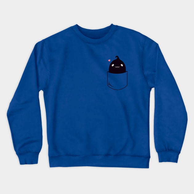 Krobus Pocket Crewneck Sweatshirt by Menteymenta